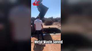 Obejrzyj: Solidna prasa do belowania odpadów do prezentacji gospodarki odpadami