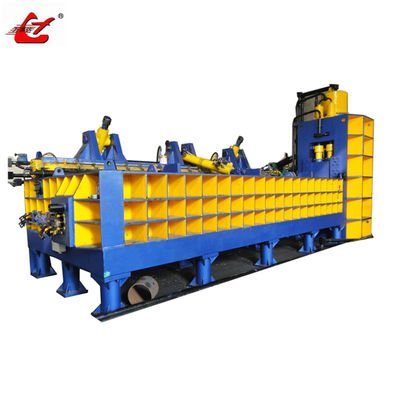 Omron Japan PLC Scrap Metal Compactor Machine For Automatic Scrap Compression