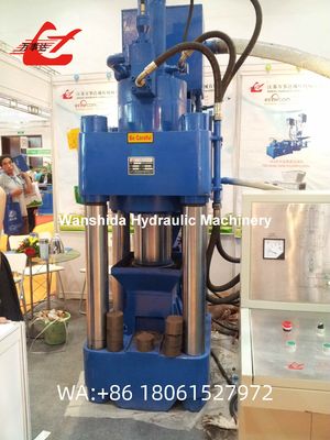 Hydraulic Scrap Briquetting Press 3150kN For Aluminum Shavings With Minimal Space Required