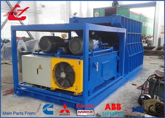 4000kN Cutting Force Horizontal Container Scrap Shear With 1400mm Blade For Steel Plate