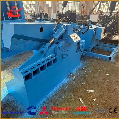 630KN Metal Cutting Alligator Shear Machine With 600mm Blade For Steel Aluminum And Copper Scrap