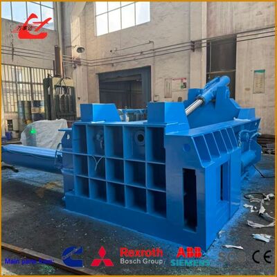 Easy Maintenance Push-Out Tire Wire Baling Press Machine With PLC Control For Better ROI In Tire Recycling Operations