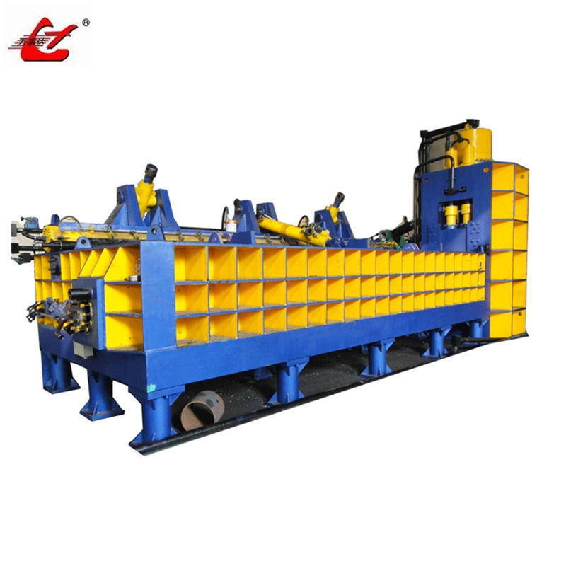 Omron Japan PLC Scrap Metal Compactor Machine For Automatic Scrap Compression