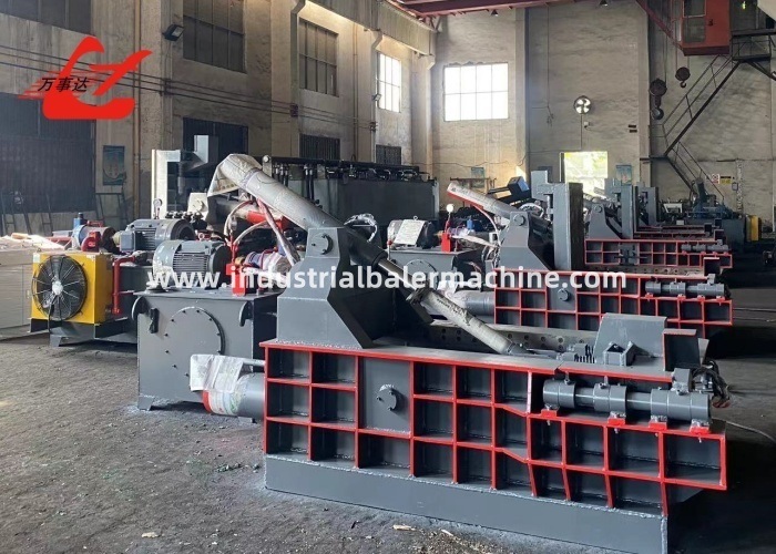 Turn out Hydraulic Metal Baler 100 ton for Scrap Metal Recycling in Brazil