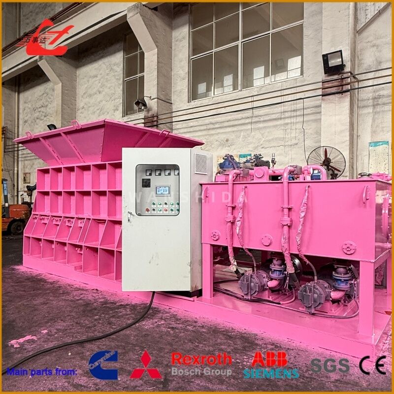 Heavy Duty Q43W-4000 Hydraulic Scrap Box Shear With 1400mm Blade For Scrap Processing