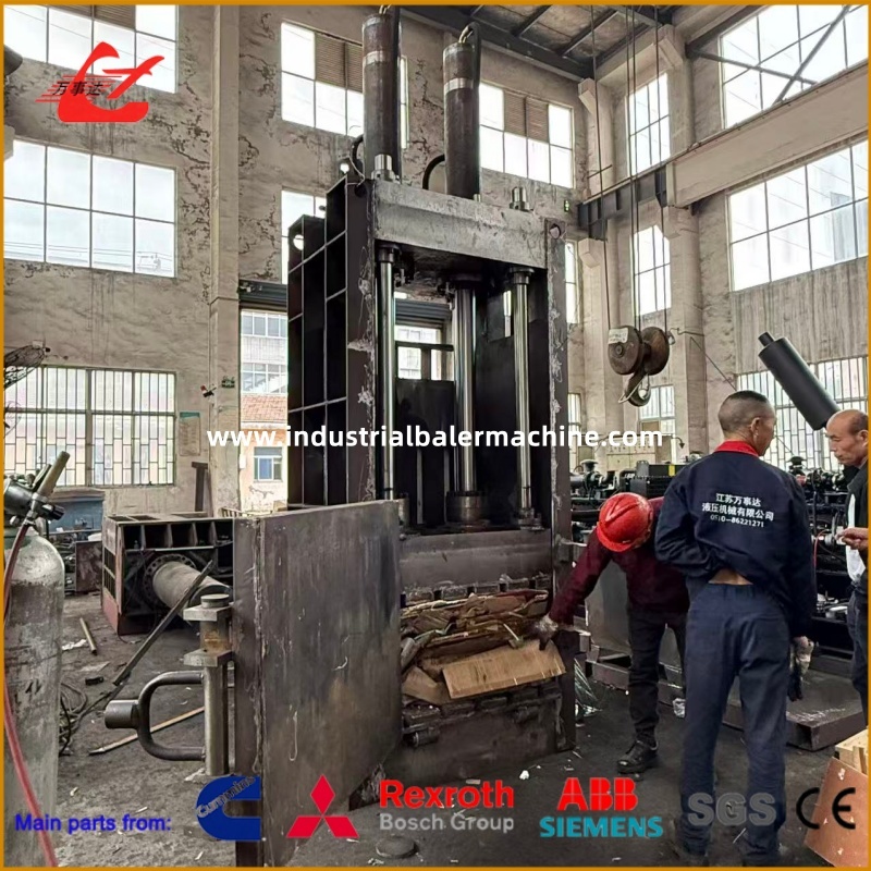 Metal Baler For Packaging Plants — 1000×1100mm Bale Size, 1250kN Force, And Automatic Operation For High-Density Bales