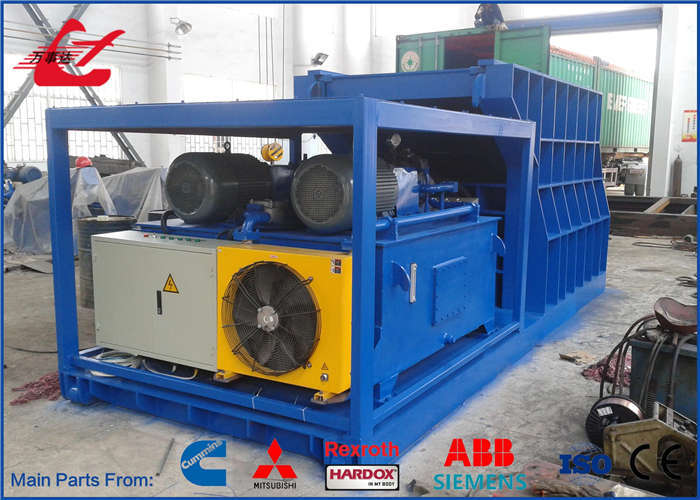 3Times/Min Horizontal Container Scrap Shear 4000kN Cutting Force with 1400mm Blade for Heavy Scrap Recycling Solution