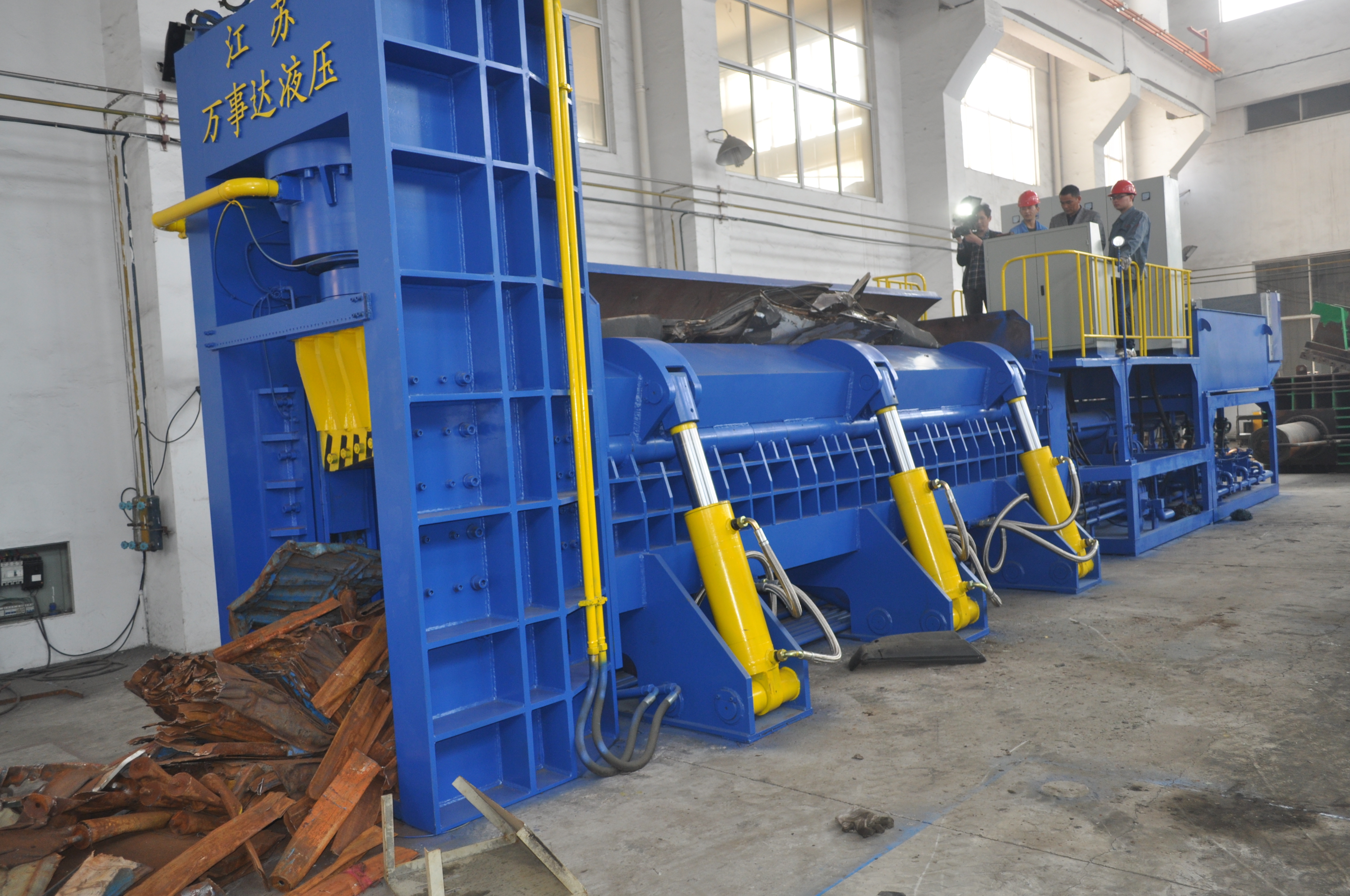 High Rated Power And Pressure Hydraulic Baler Shear For High Pressure Applications With 9–12 TPH Capacity